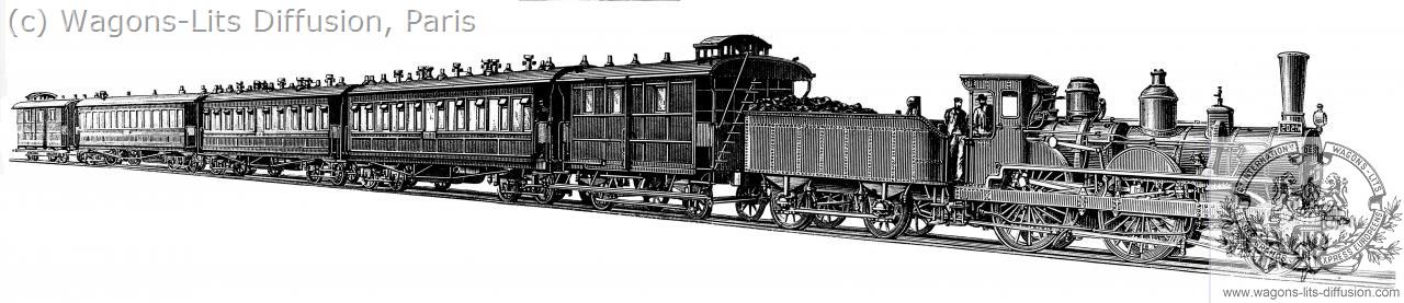 Orient Express vers 1890