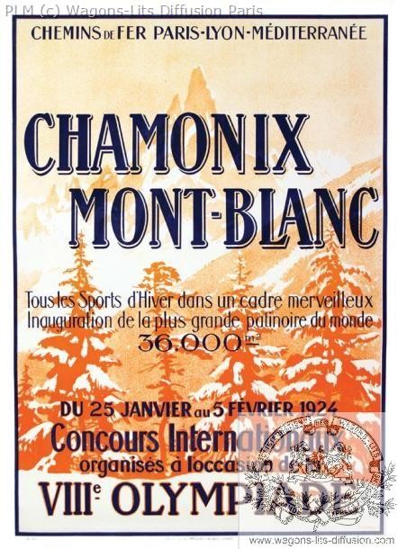 Plm chamonix mont blanc 1924
