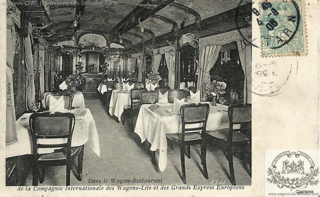Wl interieur d une vrestaurant vers 1900