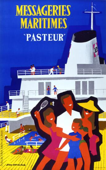 AFFICHE COLLECTION FRENCH LINE & MESSAGERIES MARITIMES