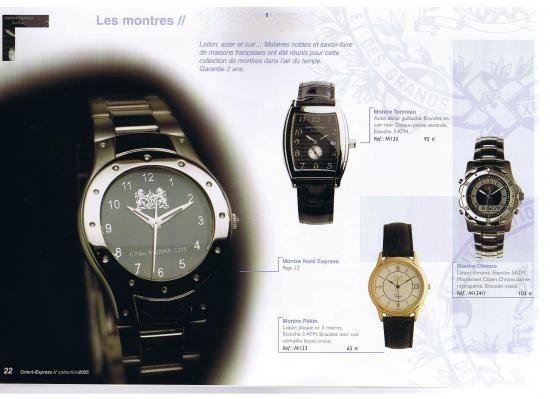 Collection accessoires et Montres siglée WL