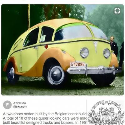 Plm belgian automobile project 1950