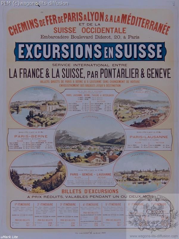 Plm excursions en suisse