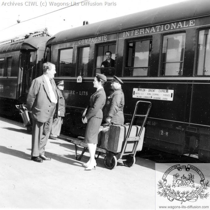 Wl accueil quai simplon orient express 1959