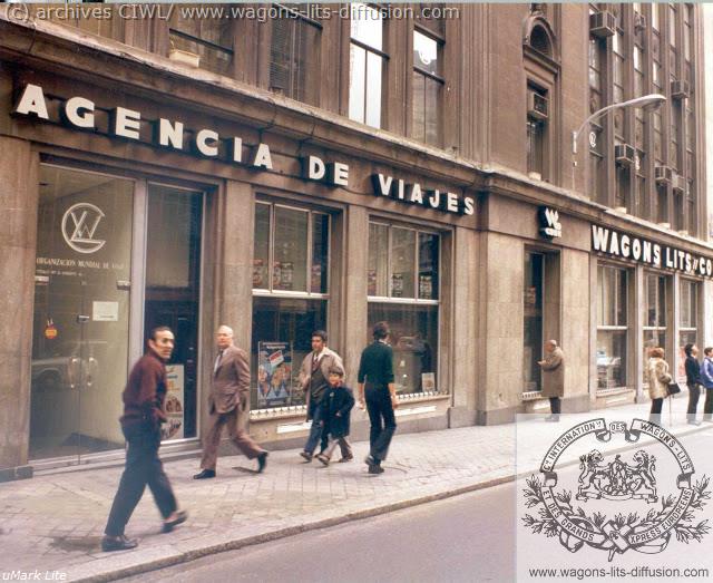 WL Agence voyage Madrid 1970