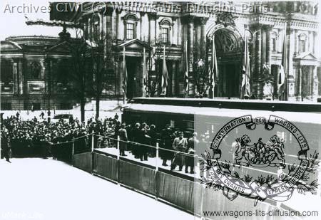 Wl armistice wagon 2419 exposed in berlin 1940