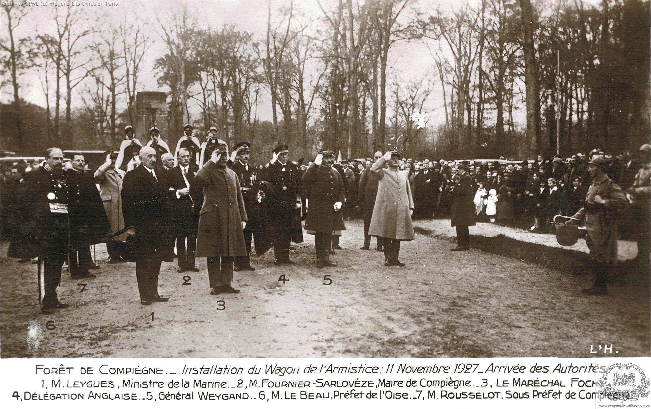 Wl commemoration armistice 11 nov 1927