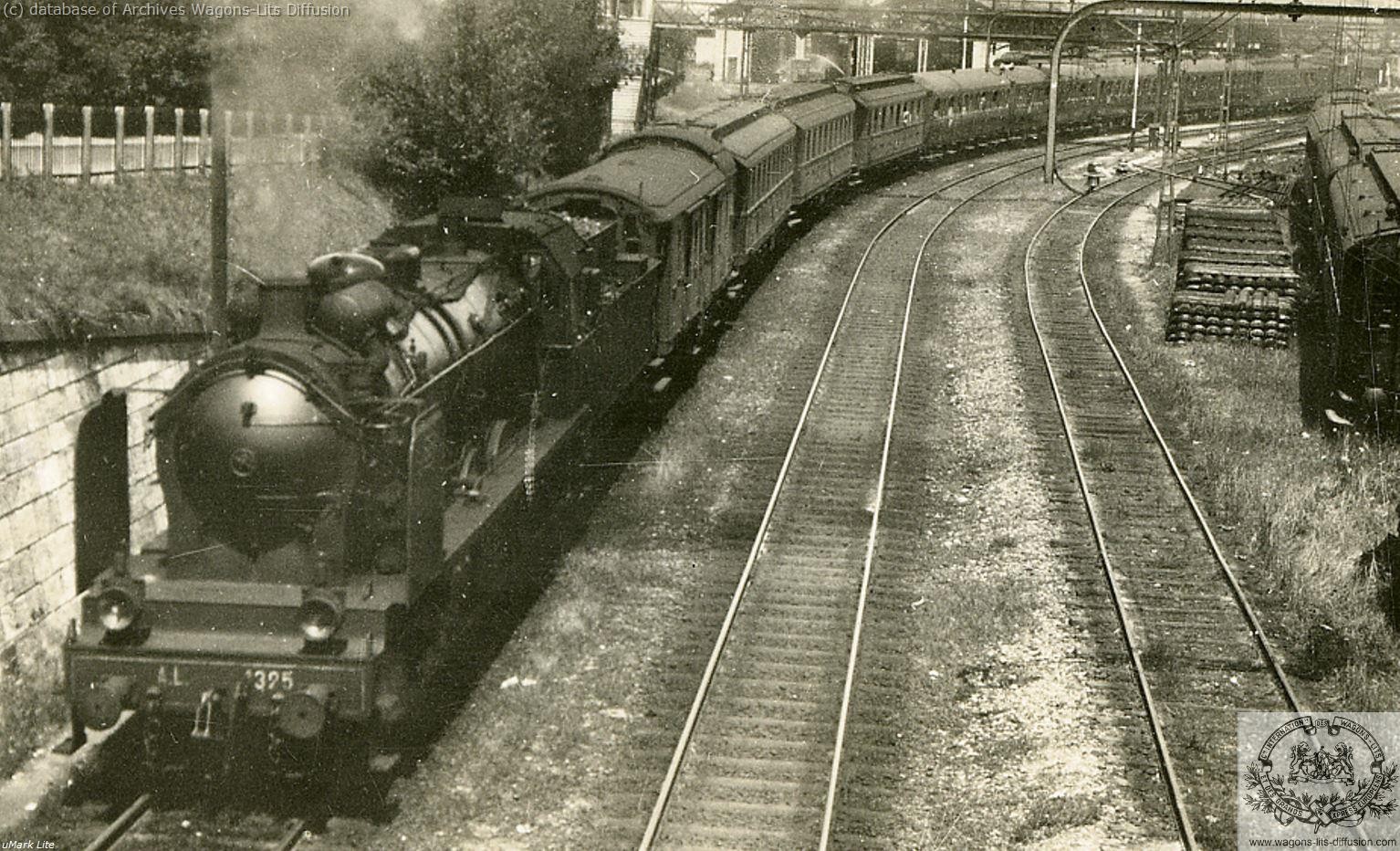 Wl convoi teck express 51 bale dunkerque a metz vers 1929