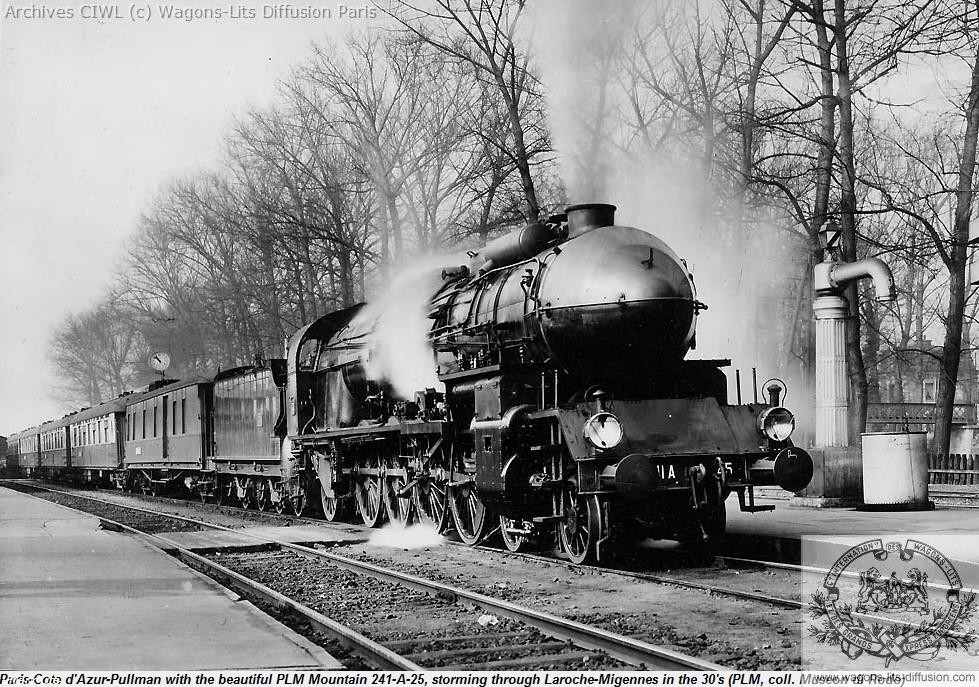 Wl cote azur pullman plm 1930