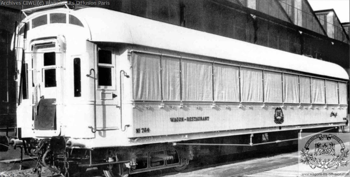 Wl egypt railways egyptian state railways ciwl dining car nr 764