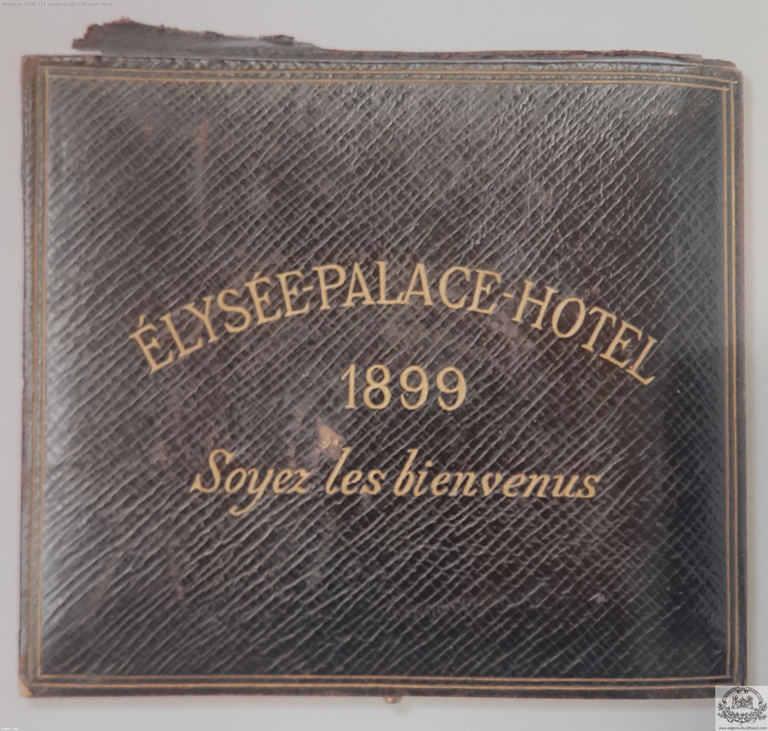 Wl elysees palace hotel paris 1899 gift
