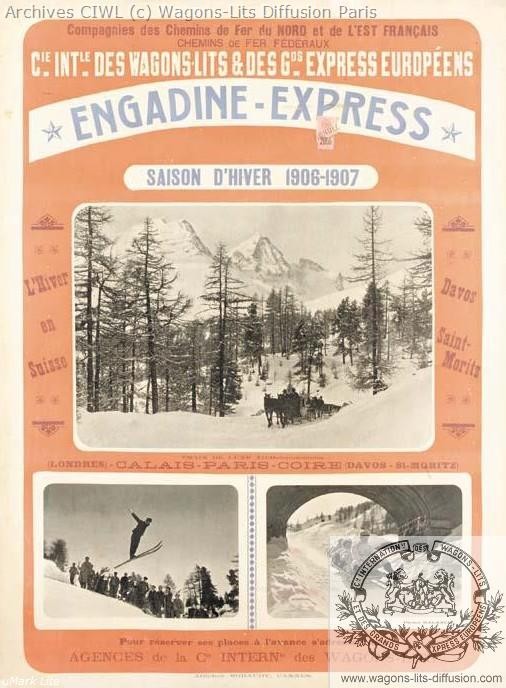 Wl engadine express affiche 1906