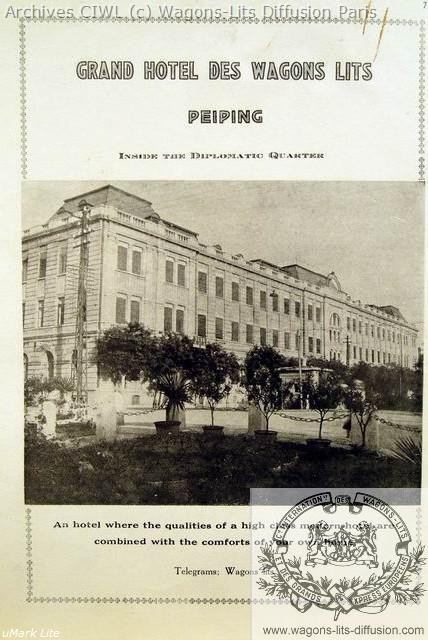 Wl grand hotel des wl pekin peiping en 1905