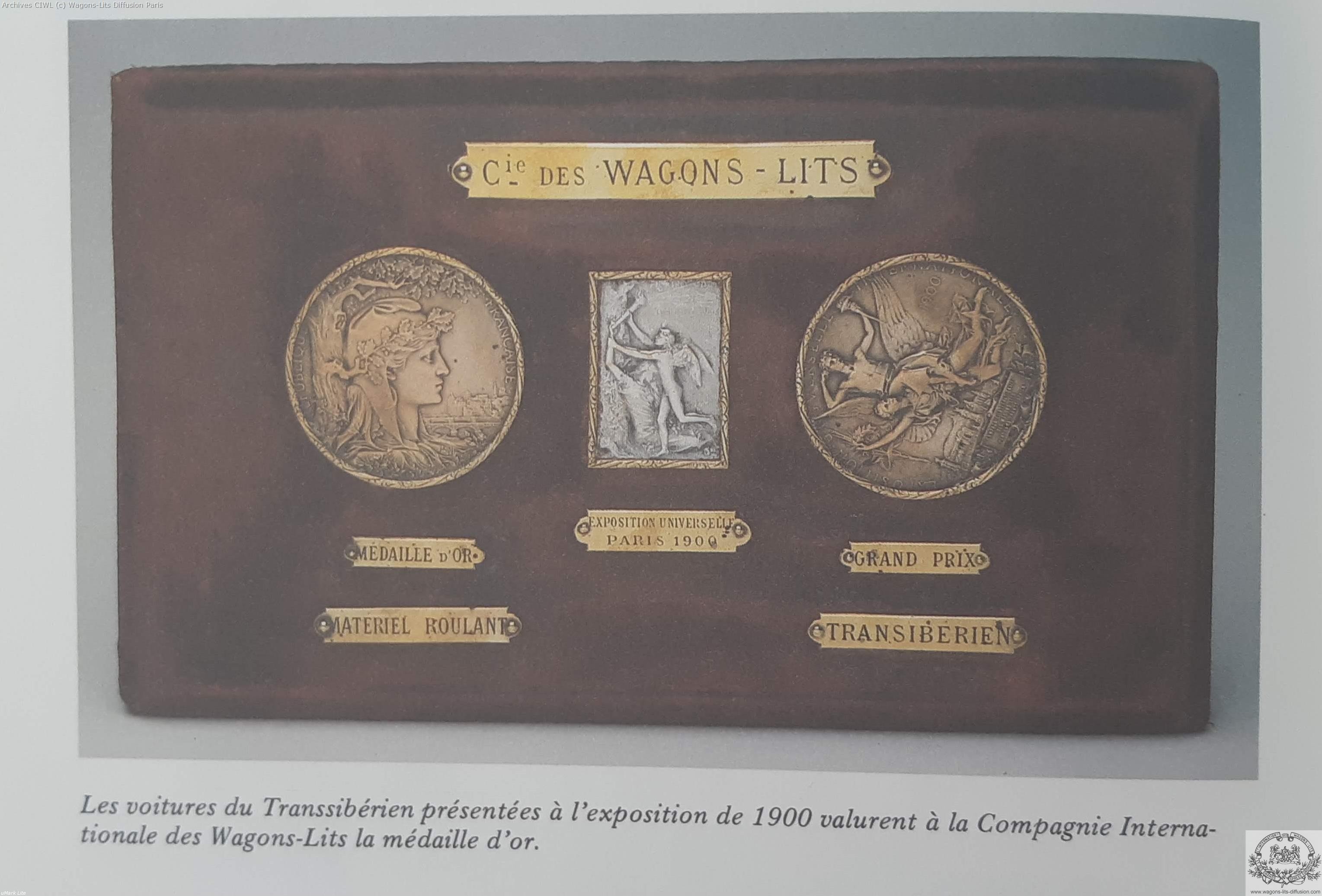Wl medaille expo universelle 1900 transsiberien
