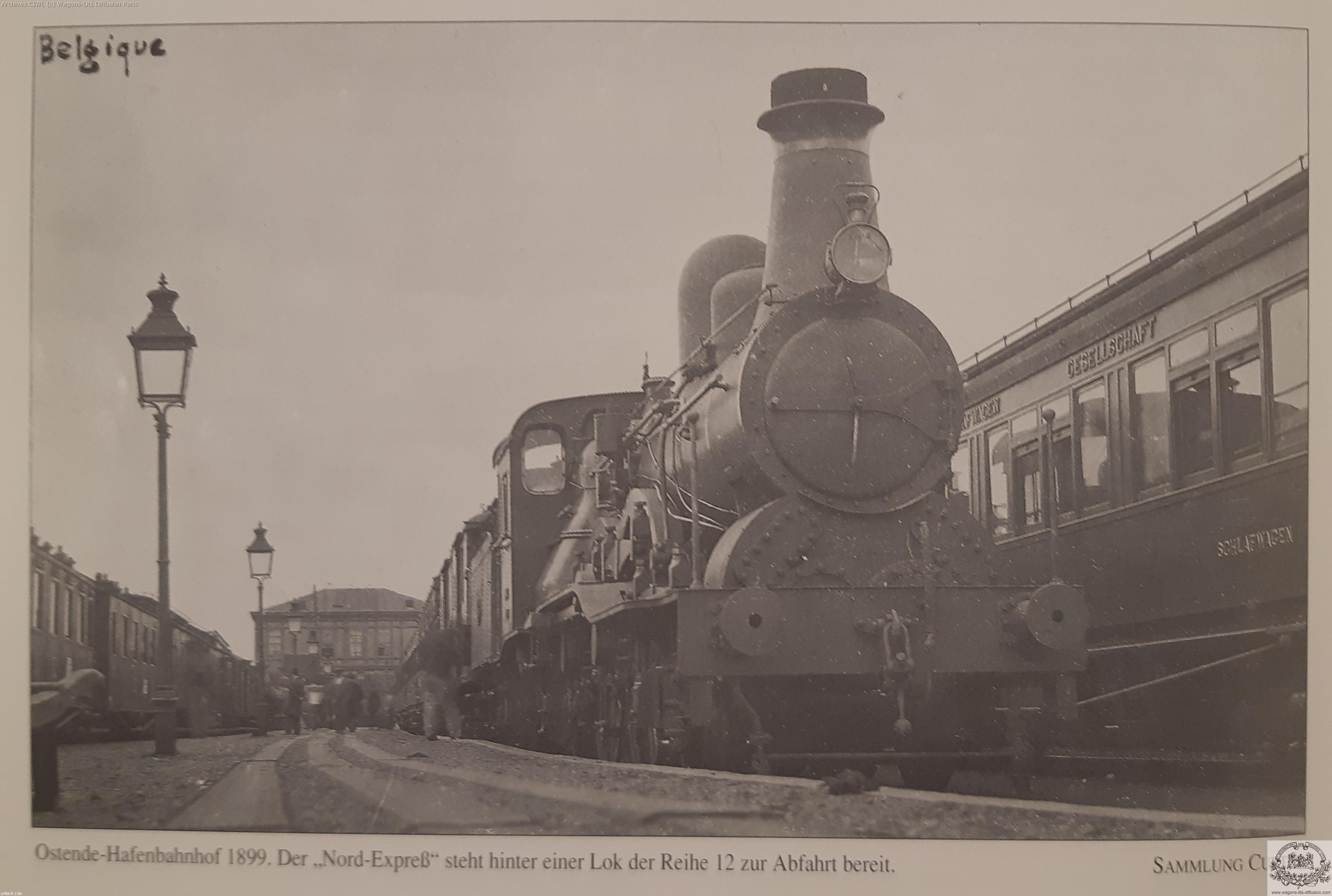 Wl nord express gare ostende 1899