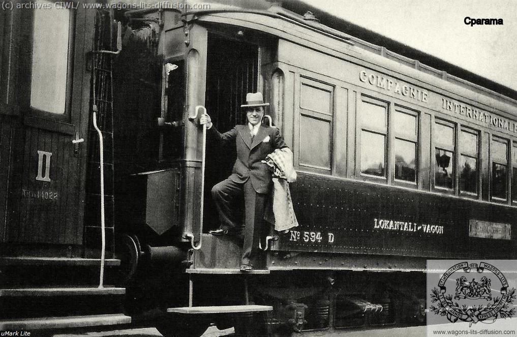WL passager Orient Express à Istanbul 1920