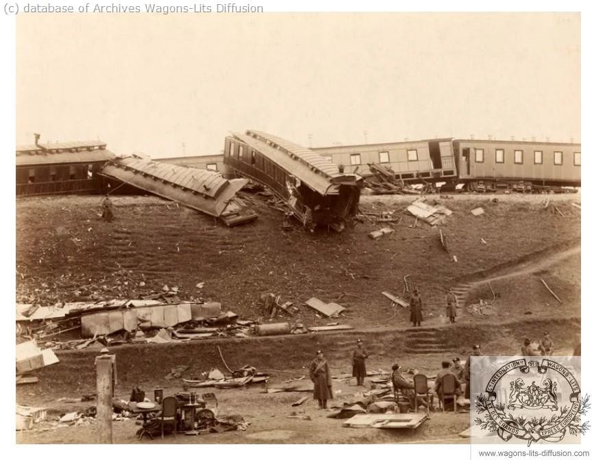 Wl russie train de nicolas 2 en 1888 accident de borki 10