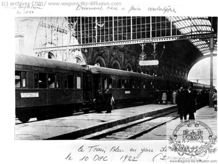 WL Train Bleu Gare de Nice 1922