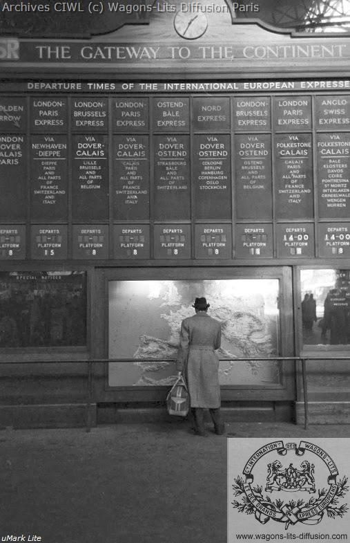 Wl train station along the orient express route 1950