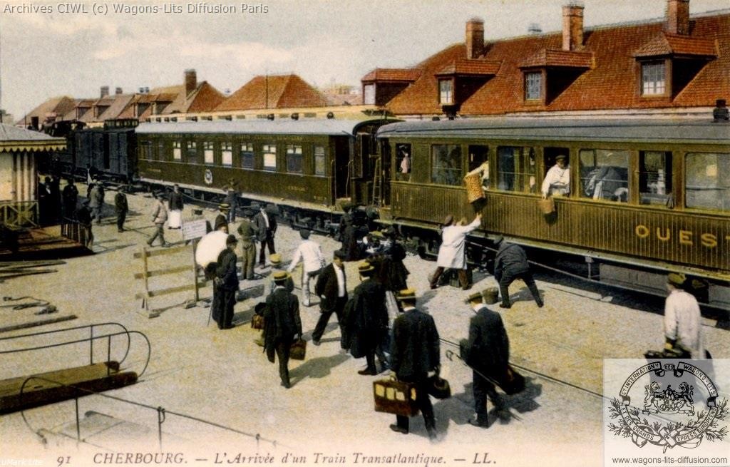 Wl train transat ciwl a cherbourg cp 