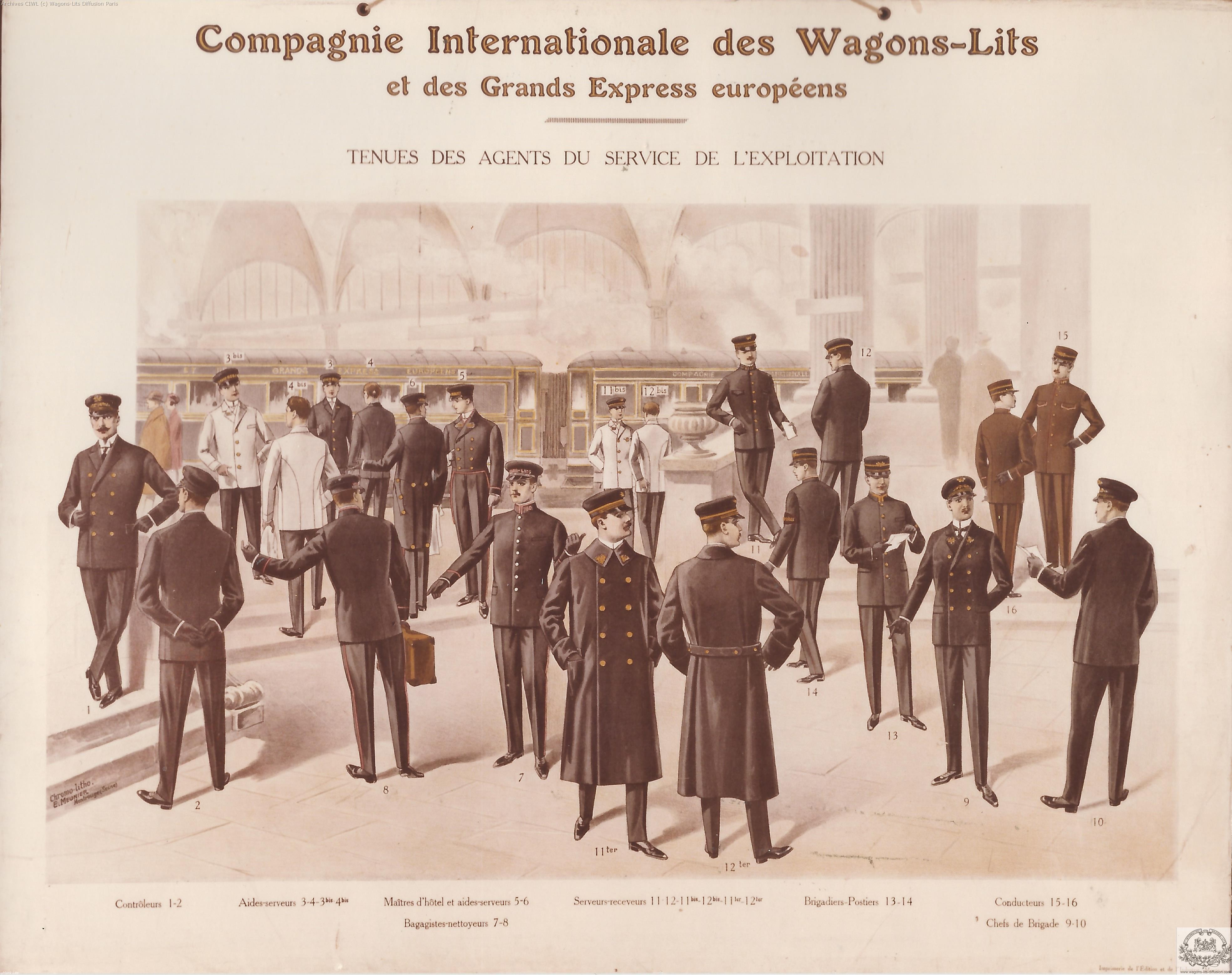 Wl uniformes d exploitation