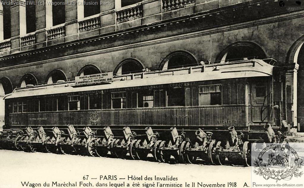 Wl voiture 2419 armistice aux invalides cp 