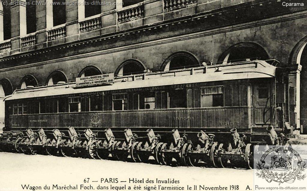 WL Voiture 2419 armistice aux invalides (CP)