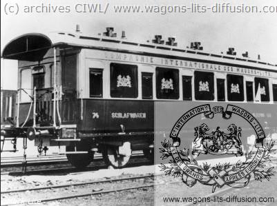 WL voiture Orient Express en 1883