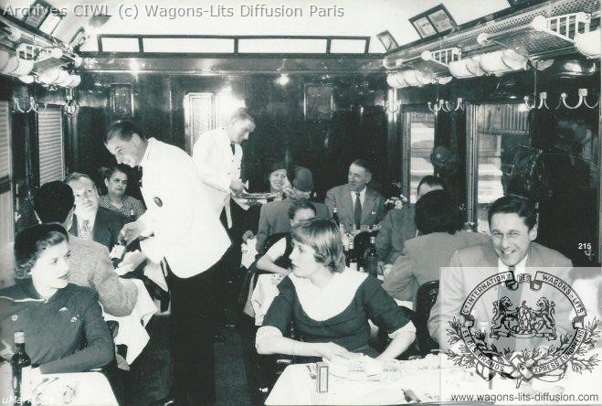 Wl voiture restaurant vr du train bleu vers1960 1